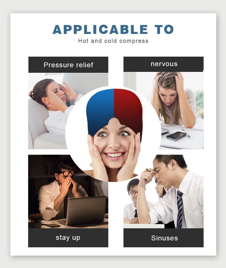 Miniatura 5 de Gorro Gel Alivio Migraña Dolor Cabeza